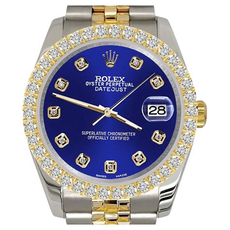 rolex datejust bezel diamond|Rolex diamond bezel for sale.